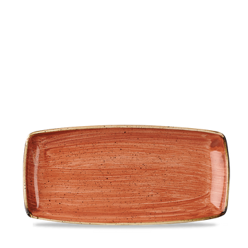 Spiced Orange Oblong Plate 29.5 x 14cm